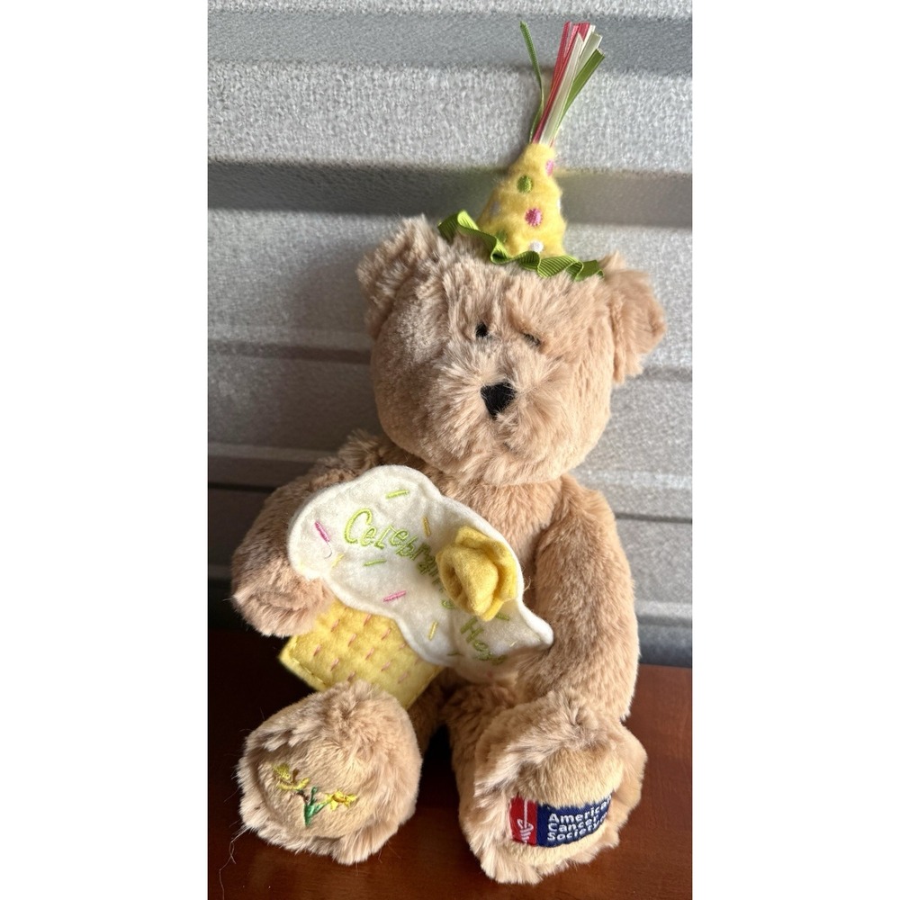 Boyds Bears by Enesco "Celebrating Hope" 10" Teddy Bear Birthday Plush with Tags